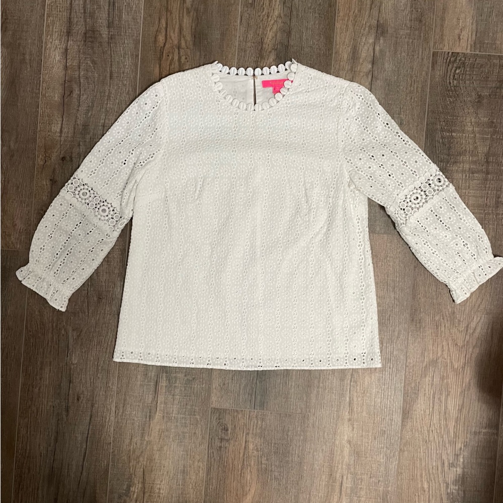Lilly Pulitzer Eyelet Top